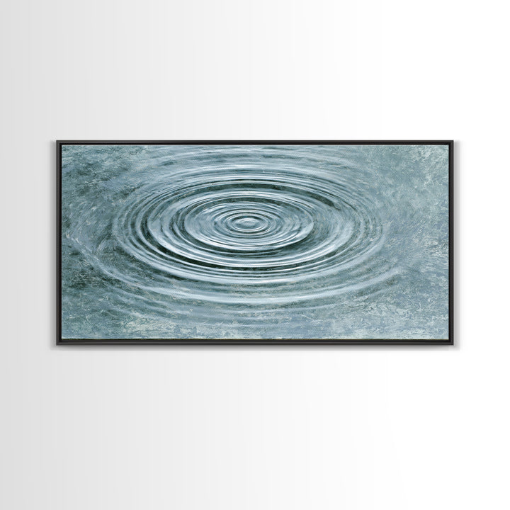 Abstract Water Ripples Canvas Print, Spa Art, Nature Prints, Spa Decor, Abstract Art, Serenity, Dog Groomer Gifts, Salon Decor, SPA-2x1-74