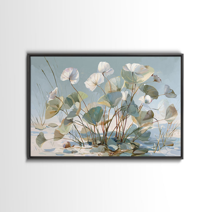 Sage and Ivory Geometric Calm Composition Canvas Print, Spa Art, Fashion Wall Art, Spa Decor, Abstract Art, Serenity, SPA-3x2-1