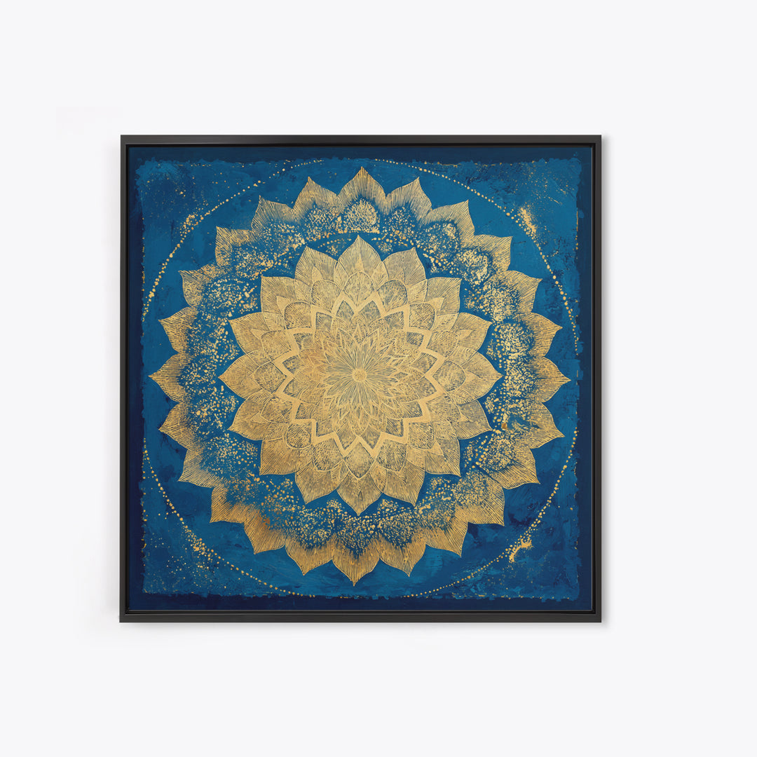 Crystal Cluster with Moonlight Reflections Canvas Print, Spiritual Art, Wall Art Prints, Living Room Decor, Fine Art, Spirit, SPI-1x1-85