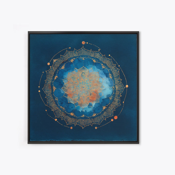 Ancient Temple Silhouette Canvas Print, Spiritual Art, Home Decor, Living Room Decor, Spirit, Wallart, Framed Wall Art, SPI-1x1-91