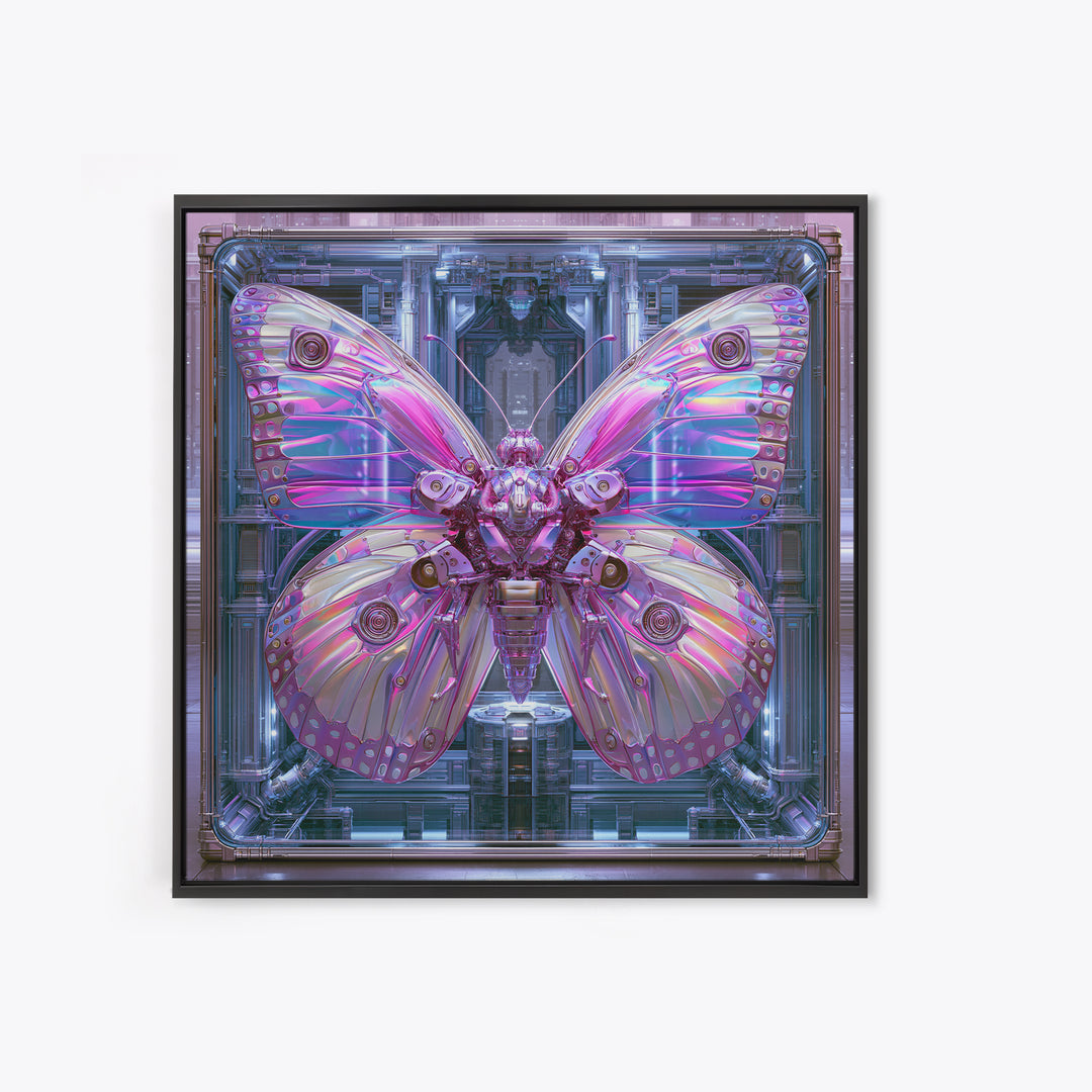 Mechanical Butterfly Specimen Canvas Print, Steampunk Art, Retro Decor, Living Room Decor, Fine Art, Mechanic, Luxury Decor, STE-1x1-14