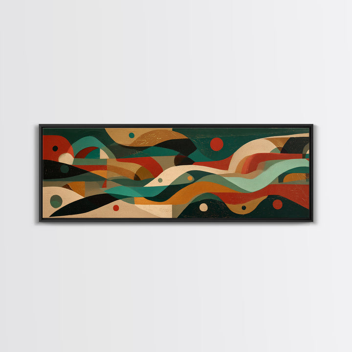 Skate Ramp Pattern Canvas Print, Street Art, Modern Decor, Living Room Decor, Fine Art, Urban, Poster, Wall Decor, Painting, STR-3x1-14