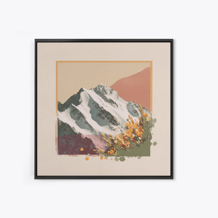 Retro Amalfi Coast Cliffs Canvas Print, Travel Poster(2), Map Print, Living Room Decor, Fine Art, Voyage, Boho Decor, TPO-1x1-26