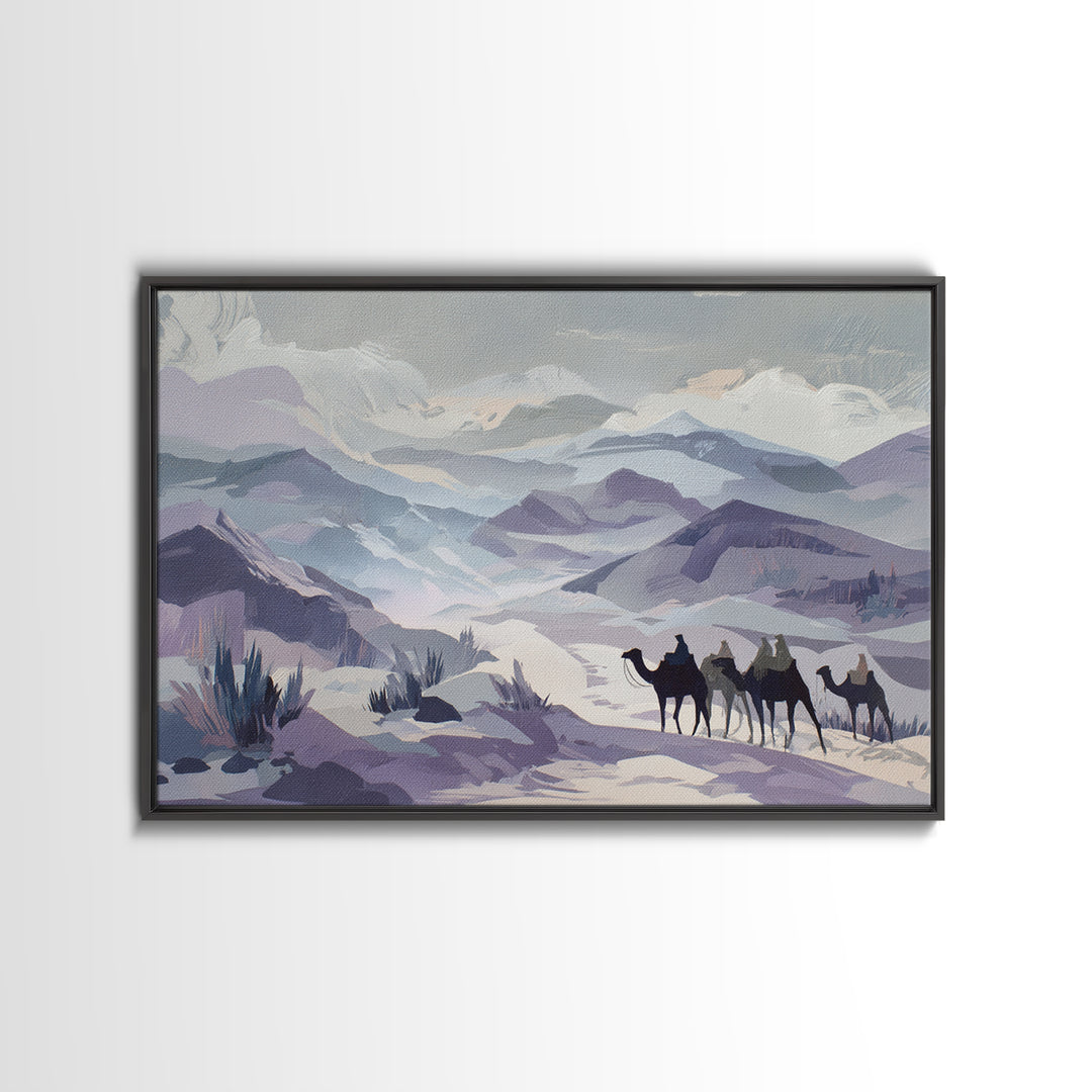 Norway Fjord Cruise Poster Framed Canvas Print, Travel Poster(2), Posters, Living Room Decor, Fine Art, Voyage, Poster Print, TPO-3x2-2