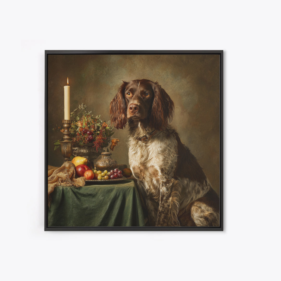 Hunting Dog Portrait Canvas Print, Traditional Art, Custom Art, Living Room Decor, Classic, Modern Decor, Fine Art Print, TRA-1x1-60