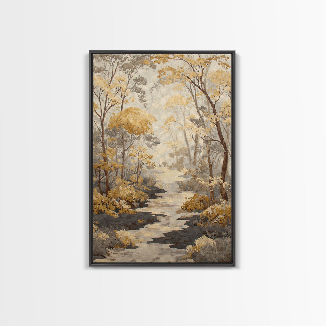 Classic Oil Painted Landscape Canvas Print, Traditional Art, Furry Art, Living Room Decor, Fine Art, Classic, Fine Art Print, TRA-2x3-57