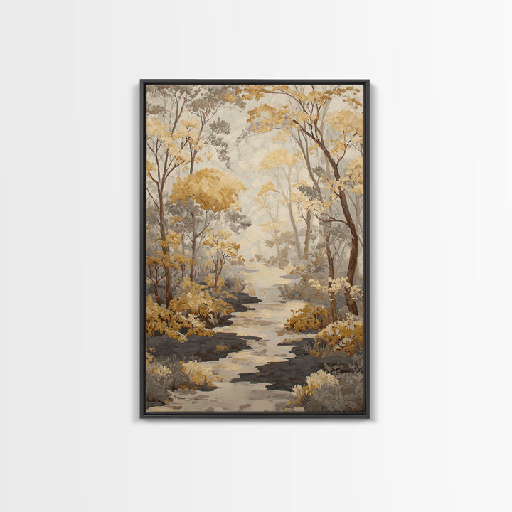 Classic Oil Painted Landscape Canvas Print, Traditional Art, Furry Art, Living Room Decor, Fine Art, Classic, Fine Art Print, TRA-2x3-57