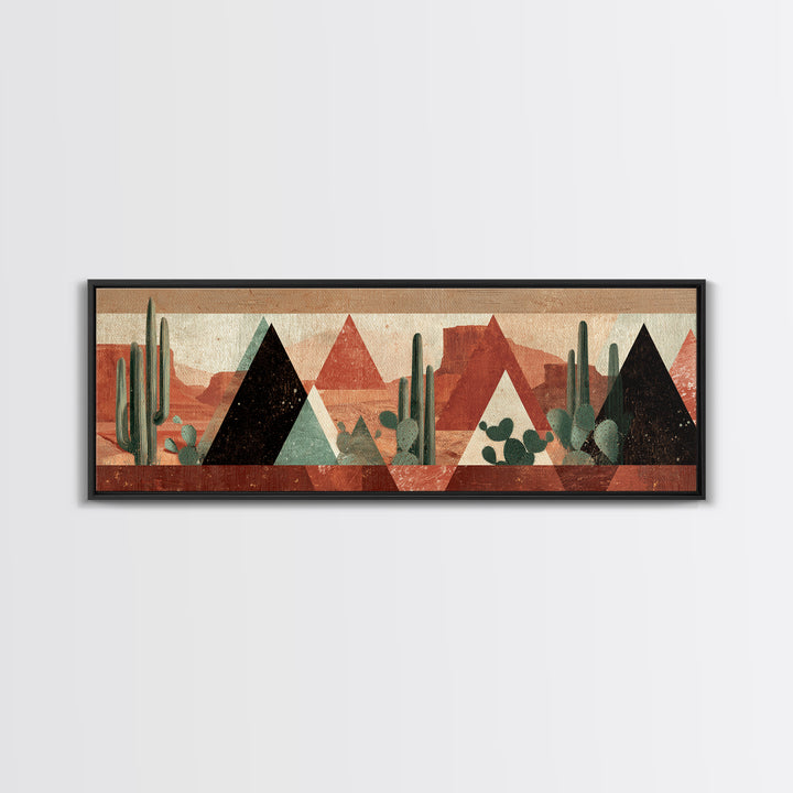 Desert Rhythm Pattern Canvas Print, Tribal Art, Canvas Painting, Living Room Decor, Oil Painting, Tribal, Original Abstract, TRI-3x1-38