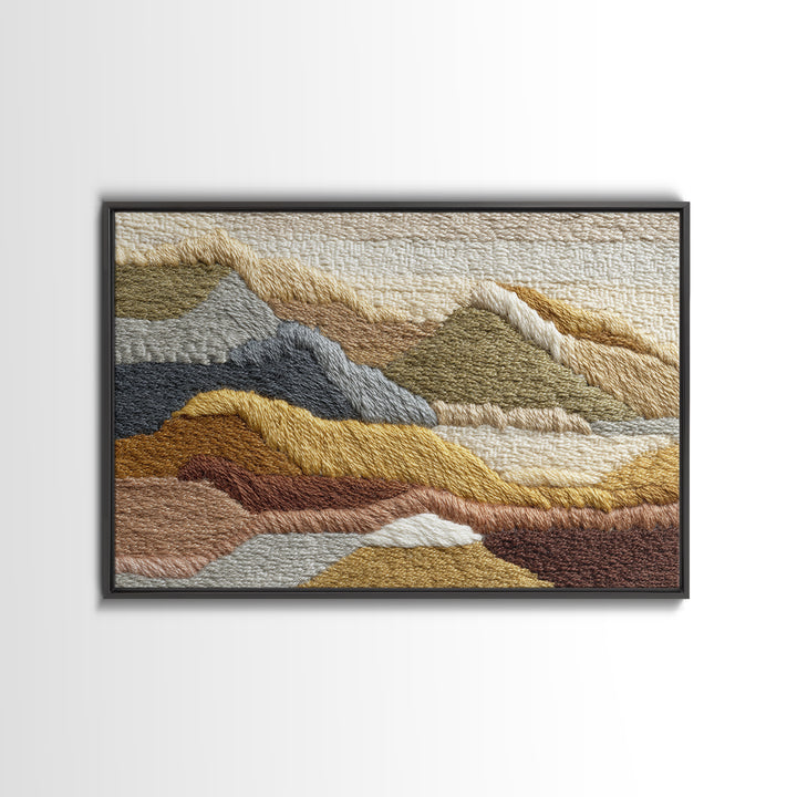 Woven Basket Pattern Enlarged as Modern Art Canvas Print, Tribal Art, African Decor, Living Room Decor, Fine Art, Tribal, TRI-3x2-66