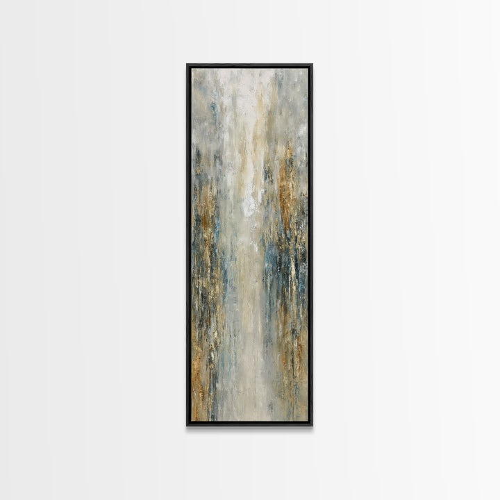 Jungle Waterfall with Misty Light Canvas Print, Tropical Art, Boho Decor, Living Room Decor, Oil Painting, Tropic, Art Print, TRO-1x3-97