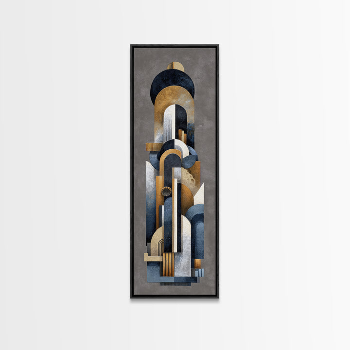Old Theater Marquee Shapes Without Text Canvas Print, Urban Art, Textured Wall Art, Living Room Decor, Fine Art, Urban, URB-1x3-33