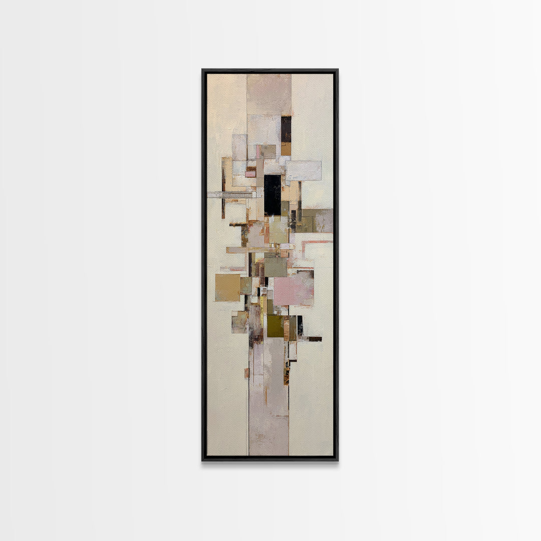 City Bridge Structure Framed Canvas Print, Urban Art, Basketball Wall Art, Living Room Decor, Fine Art, Urban, URB-1x3-46