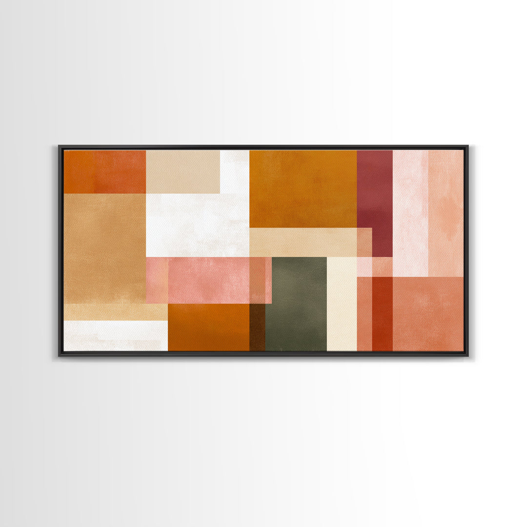 Old Theater Marquee Shapes Without Text Canvas Print, Urban Art, Contemporary Art, Living Room Decor, Abstract Art, Urban, URB-2x1-41