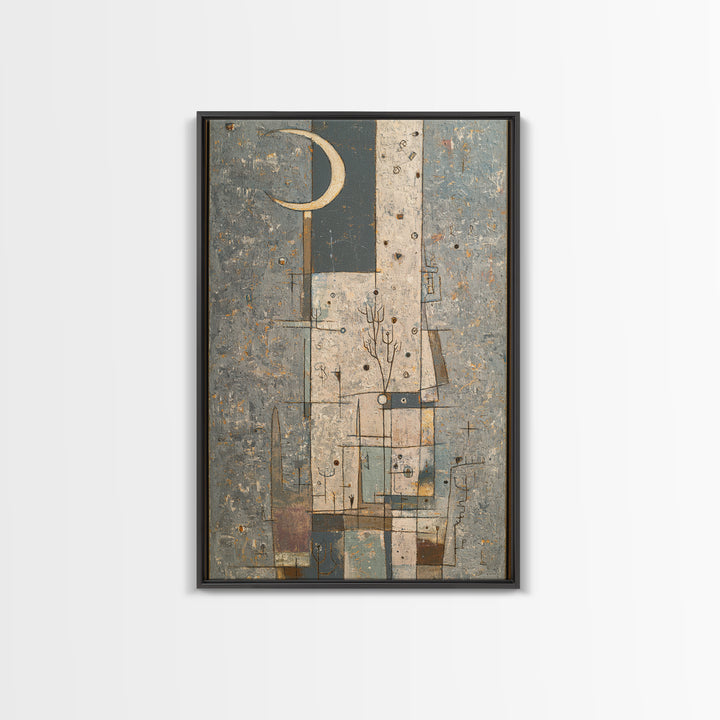 Rooftop Water Tower Canvas Print, Urban Art, Canvas Wall Art, Living Room Decor, Urban, Colorful Wall Art, Canvas Painting, URB-2x3-65
