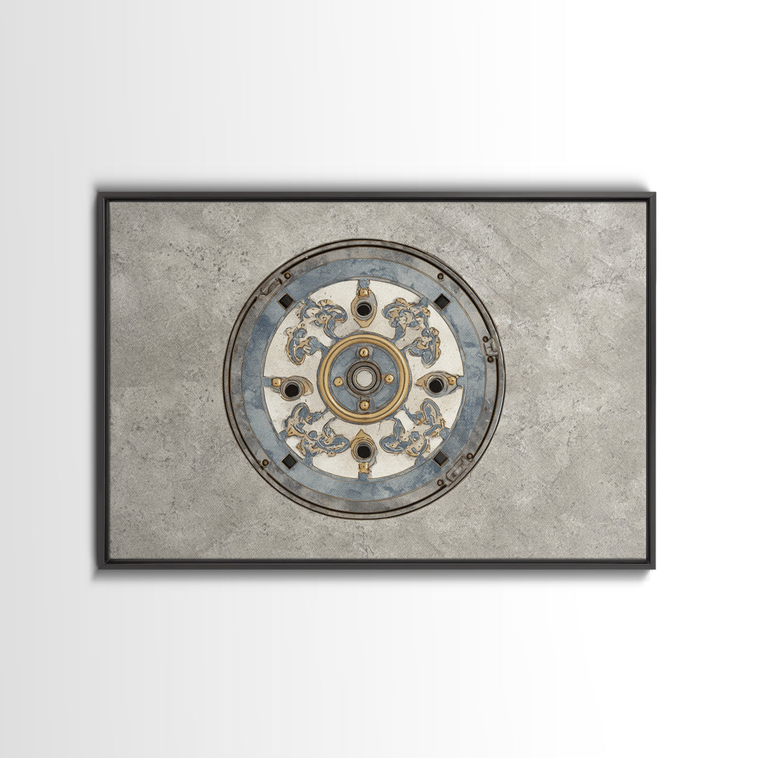 Open Manhole Steam Canvas Print, Urban Art, Modern Art, Living Room Decor, Urban, Gay Art, Gallery Decor, Neutral Decor, URB-3x2-21