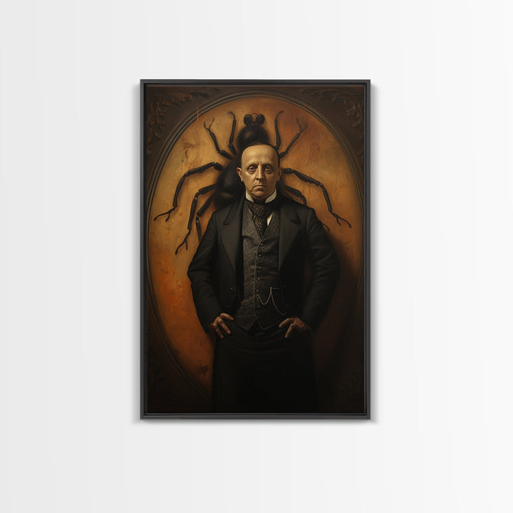 Beetle Inventor, Victorian Animal Portrait, Halloween Art, Gothic Whimsy Decor, Anthropomorphic Costume Art