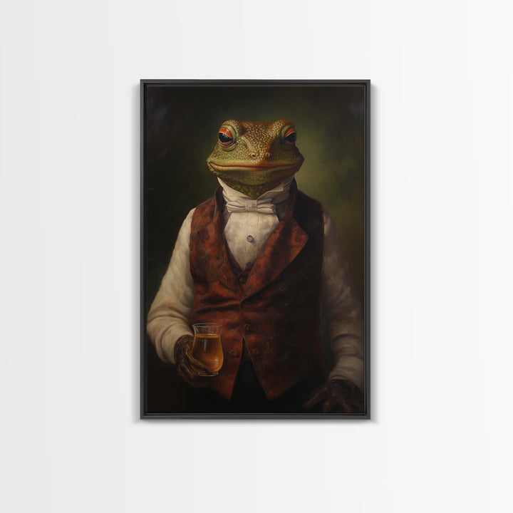 Newt Alchemist, Victorian Animal Portrait, Halloween Art, Gothic Whimsy Decor, Anthropomorphic Costume Art