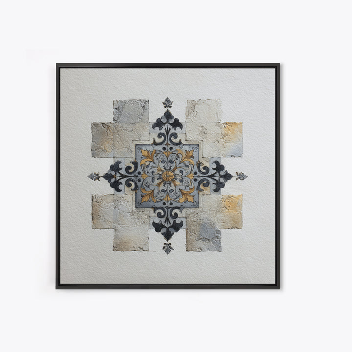 Black and White Architectural Study Framed Canvas Print, Wall Art, Printable Wall Art, Living Room Decor, Fine Art, WAL-1x1-8