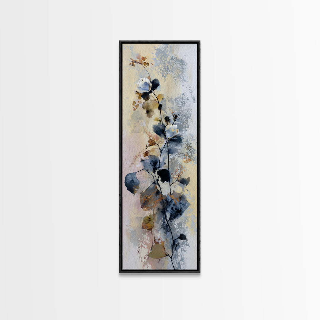 Impressionist Meadow of Wildflowers Canvas Print, Wall Art, Fine Art Print, Living Room Decor, Watercolor Art, WAL-1x3-5