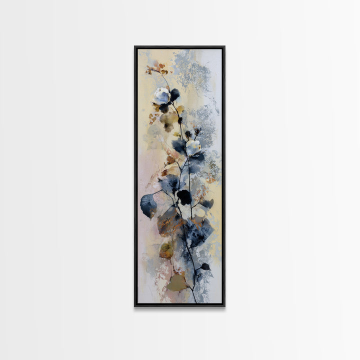 Impressionist Meadow of Wildflowers Canvas Print, Wall Art, Fine Art Print, Living Room Decor, Watercolor Art, WAL-1x3-5