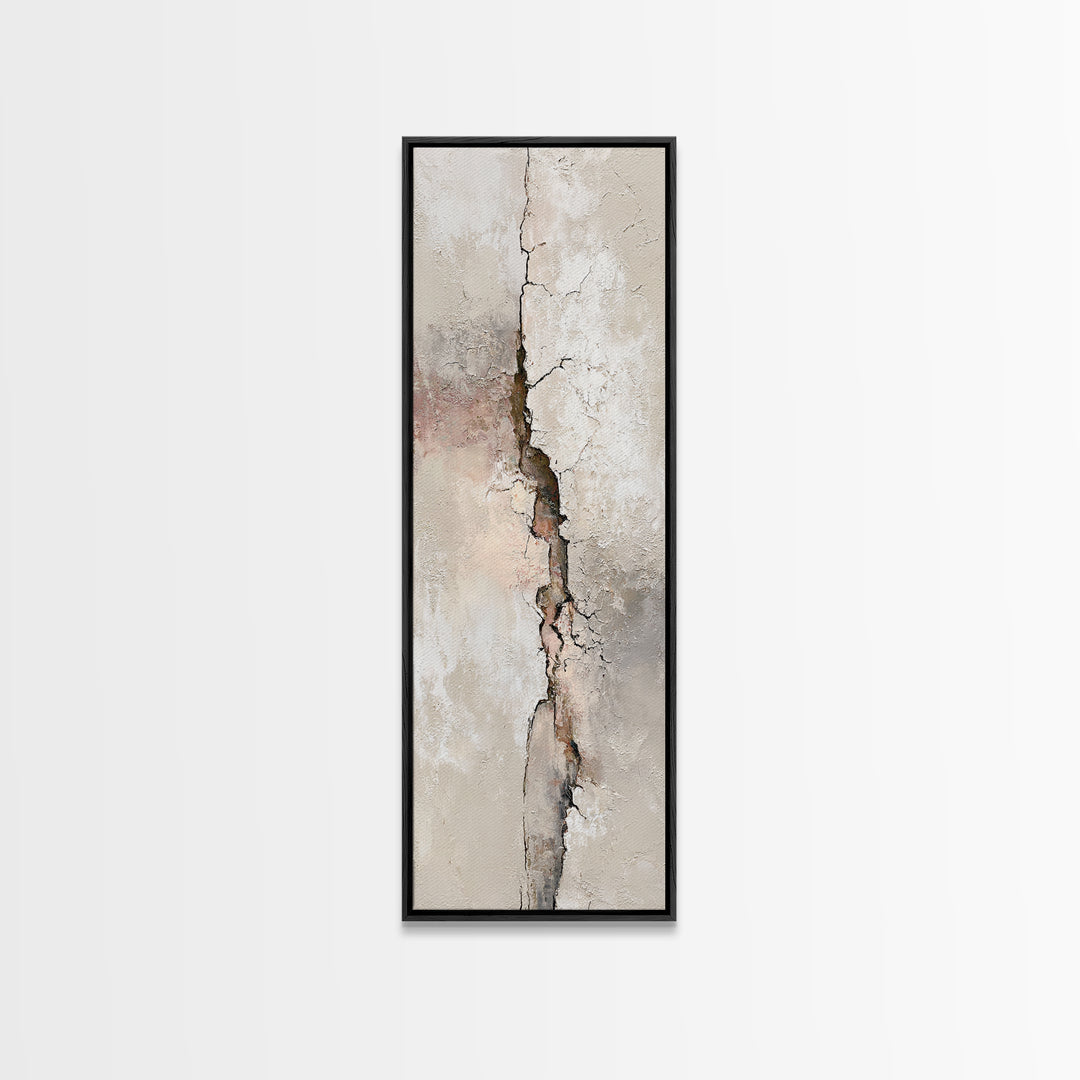 Minimal Line Portrait Framed Canvas Print, Wall Art, Luxury Decor, Living Room Decor, Fine Art, Heart, Printable Wall Art, WAL-1x3-66