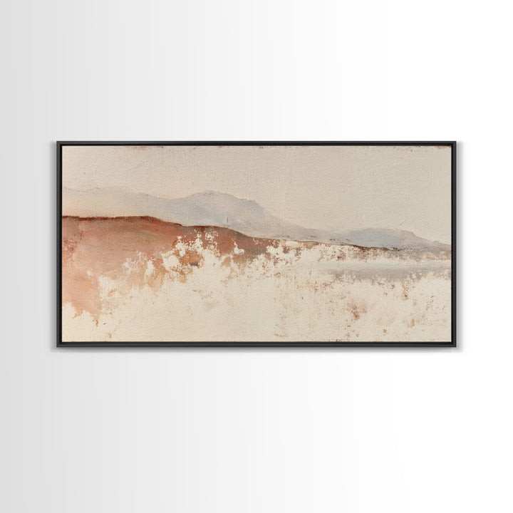 Minimal Line Portrait Framed Canvas Print, Wall Art, Art, Living Room Decor, Fine Art, Wall Clock, Large Wall Art, WAL-2x1-50