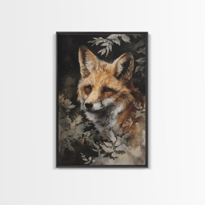 Whimsical Animal Portrait Canvas Print, Wall Art, Fine Art Print, Living Room Decor, Oil Painting, Wall Decor, WAL-2x3-7