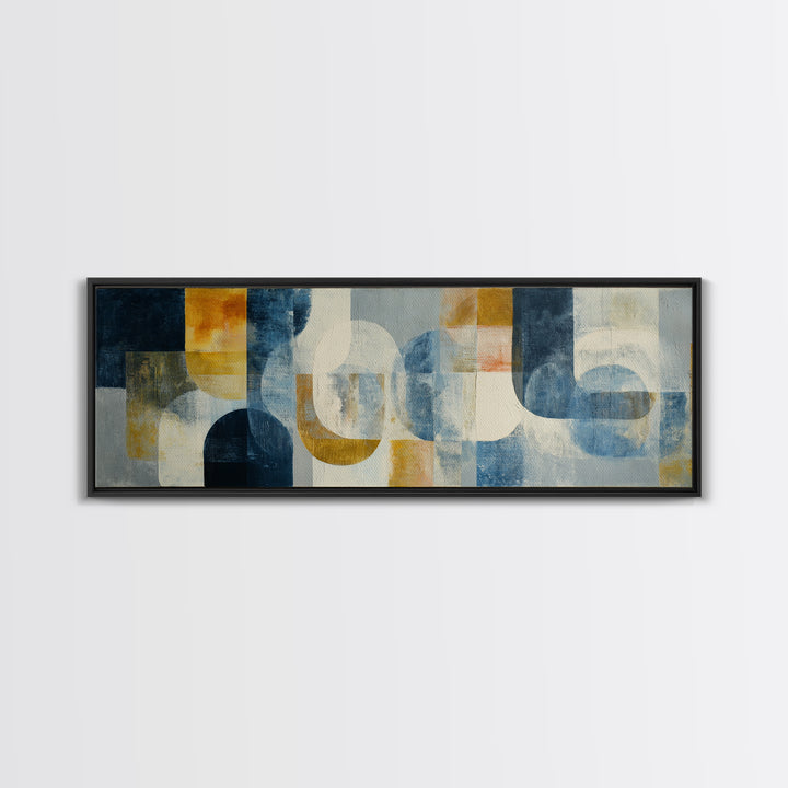 Luxury Neutral Plaster Texture Abstract Framed Canvas Print, Wall Art, Wall Art for Mom, Living Room Decor, Abstract Art, WAL-3x1-79