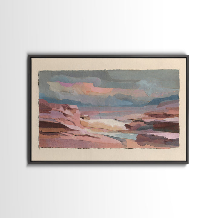 Moody Forest Landscape Canvas Print, Wall Art, Wall Hanging, Living Room Decor, Fine Art, Gallery Decor, Neutral Decor, WAL-3x2-62