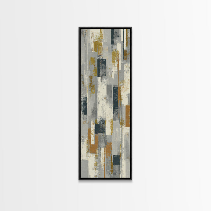 Lace Pattern Ivory Abstraction Framed Canvas Print, Wedding Art, Wedding Guest Book, Living Room Decor, Fine Art, Romance, WED-1x3-79
