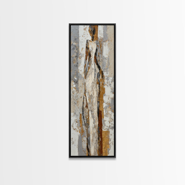 Bridal Veil Texture Abstract Framed Canvas Print, Wedding Art, Wedding Table Decor, Living Room Decor, Fine Art, Romance, WED-1x3-91