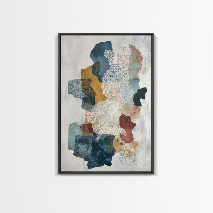 Lace Pattern Ivory Abstraction Framed Canvas Print, Wedding Art, Wedding Poster, Living Room Decor, Fine Art, Romance, WED-2x3-51