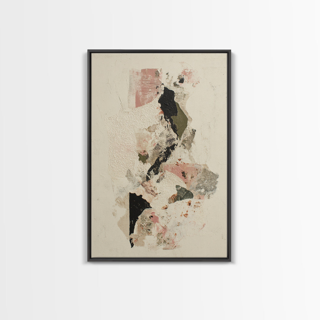 Lace Pattern Ivory Abstraction Canvas Print, Wedding Art, Wedding, Living Room Decor, Abstract Art, Romance, Wedding Guestbook, WED-2x3-99