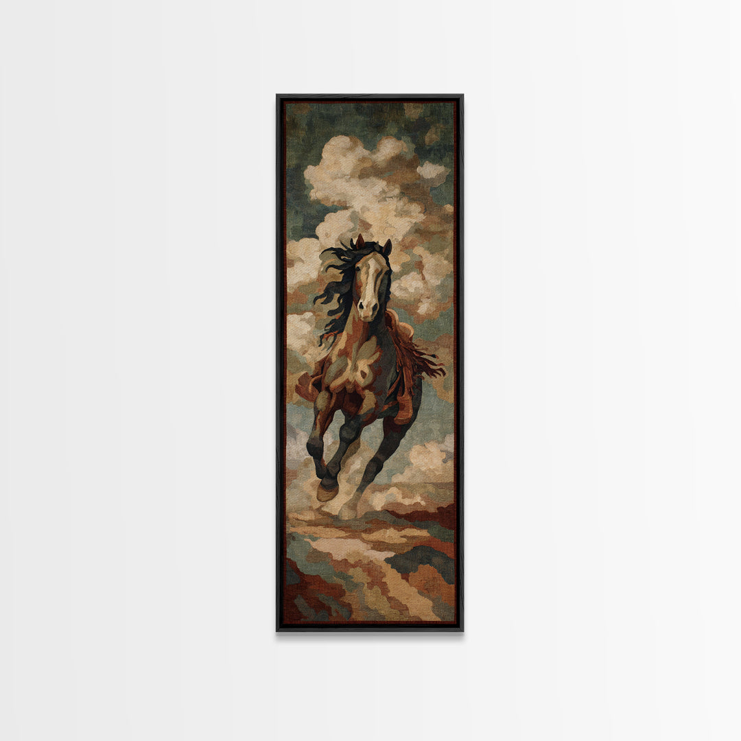 Southwestern Blanket Pattern Canvas Print, Western Art, Fine Art Print, Southwestern Decor, Fine Art, Frontier, Wall Decor, WES-1x3-5