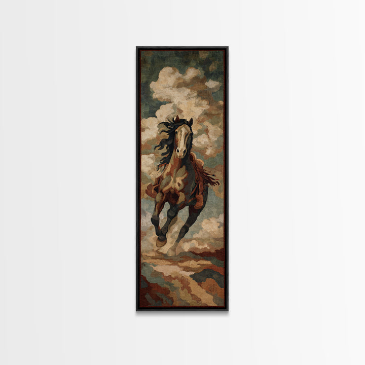 Southwestern Blanket Pattern Canvas Print, Western Art, Fine Art Print, Southwestern Decor, Fine Art, Frontier, Wall Decor, WES-1x3-5