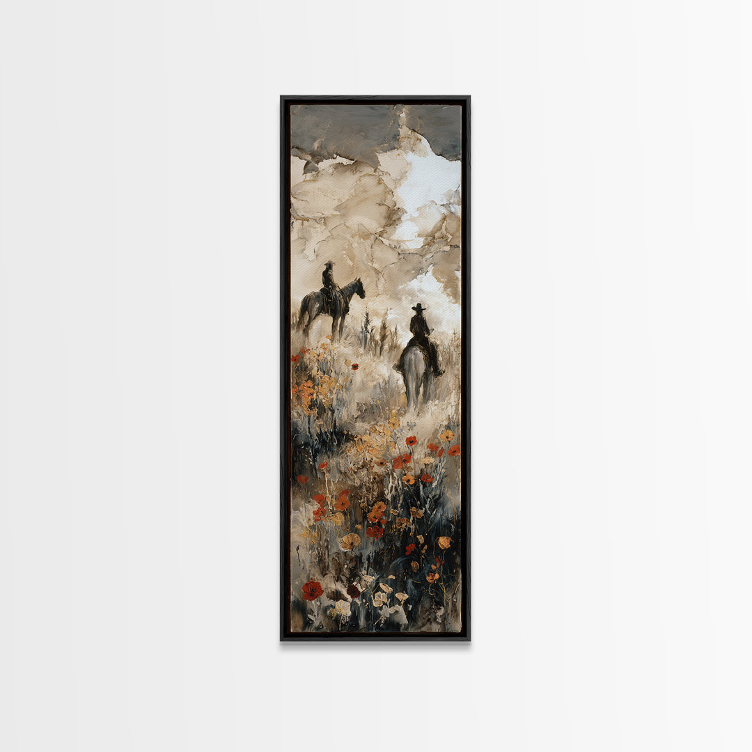 Sun Bleached Ranch Gate Canvas Print, Western Art, Horse Art, Southwestern Decor, Fine Art, Frontier, Room Decor, WES-1x3-51