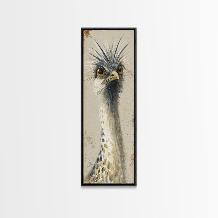 Bird Delivering a Tiny Love Letter Canvas Print, Whimsical Art, Nursery Wall Art, Living Room Decor, Fine Art, Wonder, WHI-1x3-35