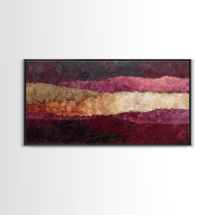 Red Wine Swirl Abstract Framed Canvas Print, Winery Art, Kitchen Wall Art, Winery Decor, Fine Art, Vineyard, Matisse Print, WIN-2x1-3