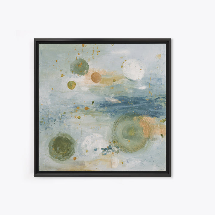 Abstract Circles Suggesting Calm Movement Canvas Print, Waiting Room Art, Abstract, Waiting Room Decor, Abstract Art, Calm, WRA-1x1-10