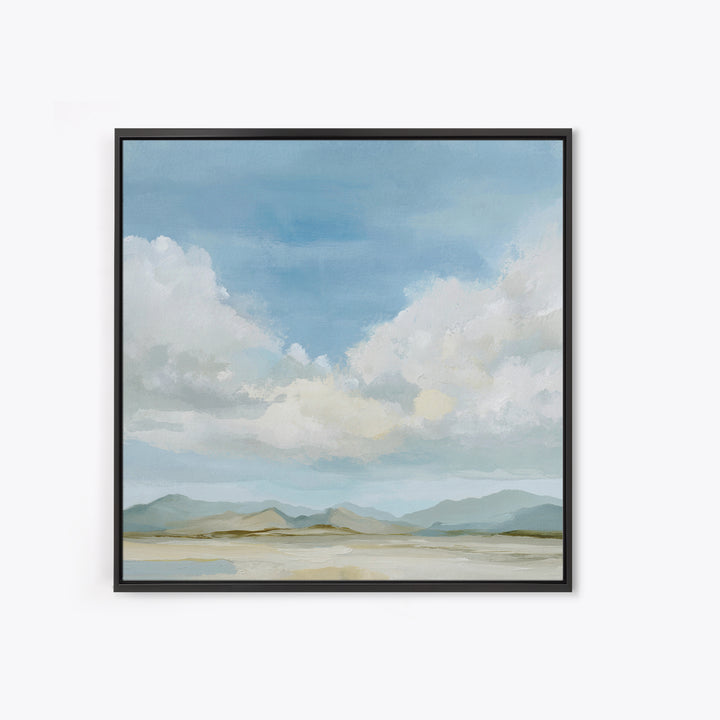 Calming Landscape with Open Sky and Gentle Canvas Print, Waiting Room Art, Modern Decor, Waiting Room Decor, Fine Art, Calm, WRA-1x1-25