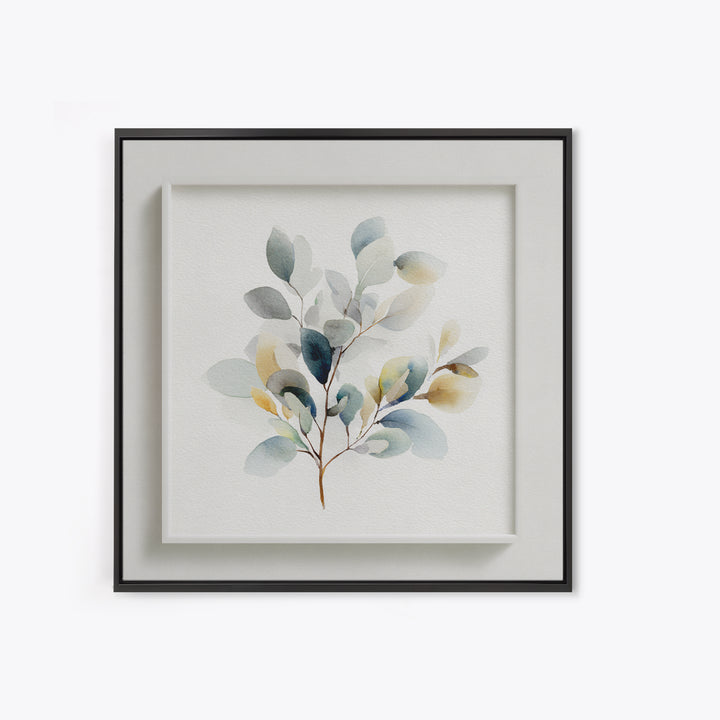 Neutral Botanical Branch Canvas Print, Waiting Room Art, Office Wall Art, Waiting Room Decor, Fine Art, Calm, Dental Wall Art, WRA-1x1-3