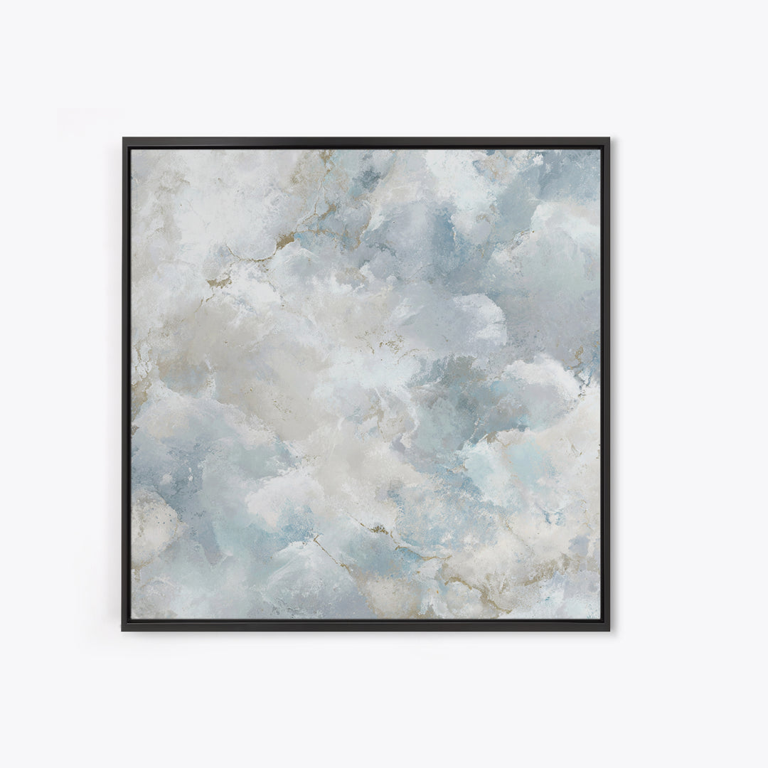 Light Marble Texture Abstract Framed Canvas Print, Waiting Room Art, Art, Waiting Room Decor, Fine Art, Calm, Bauhaus Print, WRA-1x1-48