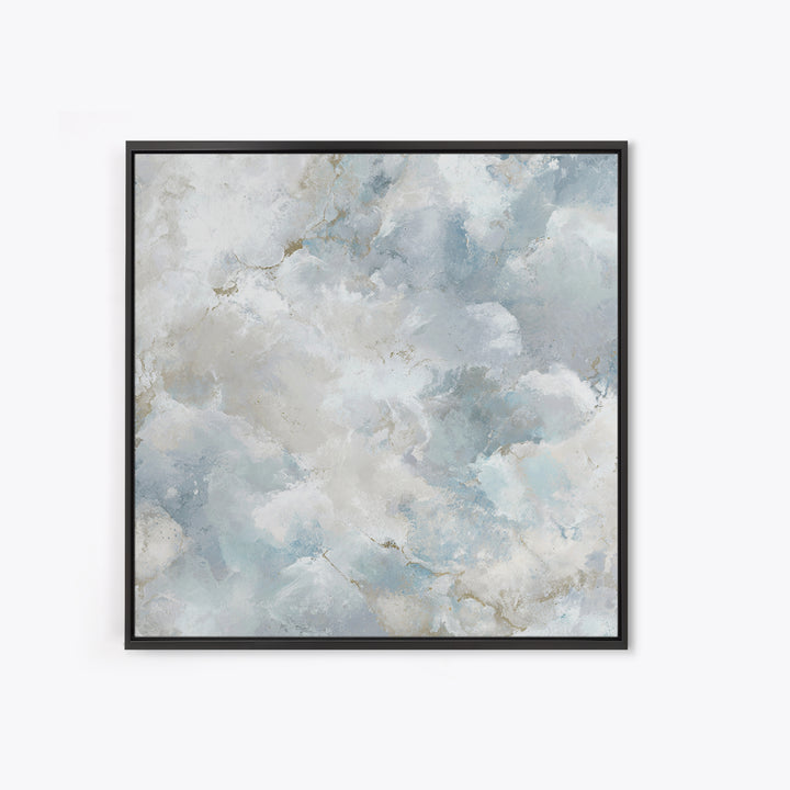 Light Marble Texture Abstract Framed Canvas Print, Waiting Room Art, Art, Waiting Room Decor, Fine Art, Calm, Bauhaus Print, WRA-1x1-48