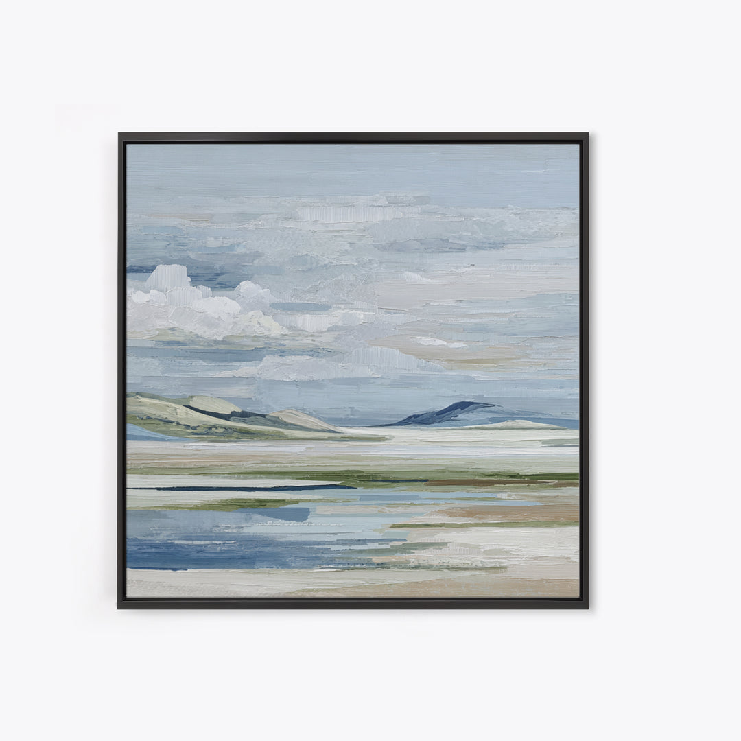 Calming Landscape with Open Sky and Gentle Canvas Print, Waiting Room Art, Modern Decor, Waiting Room Decor, Fine Art, Calm, WRA-1x1-49