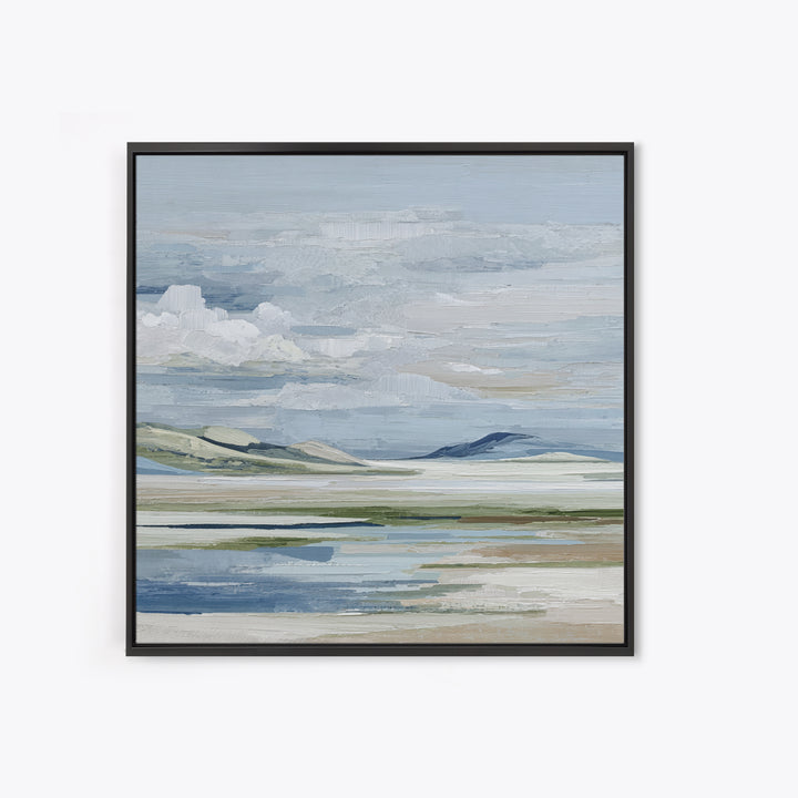 Calming Landscape with Open Sky and Gentle Canvas Print, Waiting Room Art, Modern Decor, Waiting Room Decor, Fine Art, Calm, WRA-1x1-49