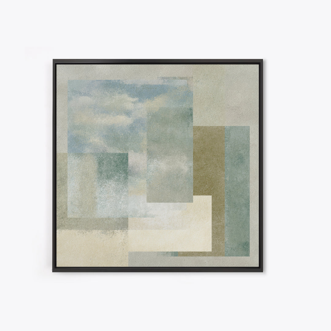 Minimal Geometric Composition Framed Canvas Print, Waiting Room Art, Fine Art Print, Waiting Room Decor, Abstract Art, Calm, WRA-1x1-53