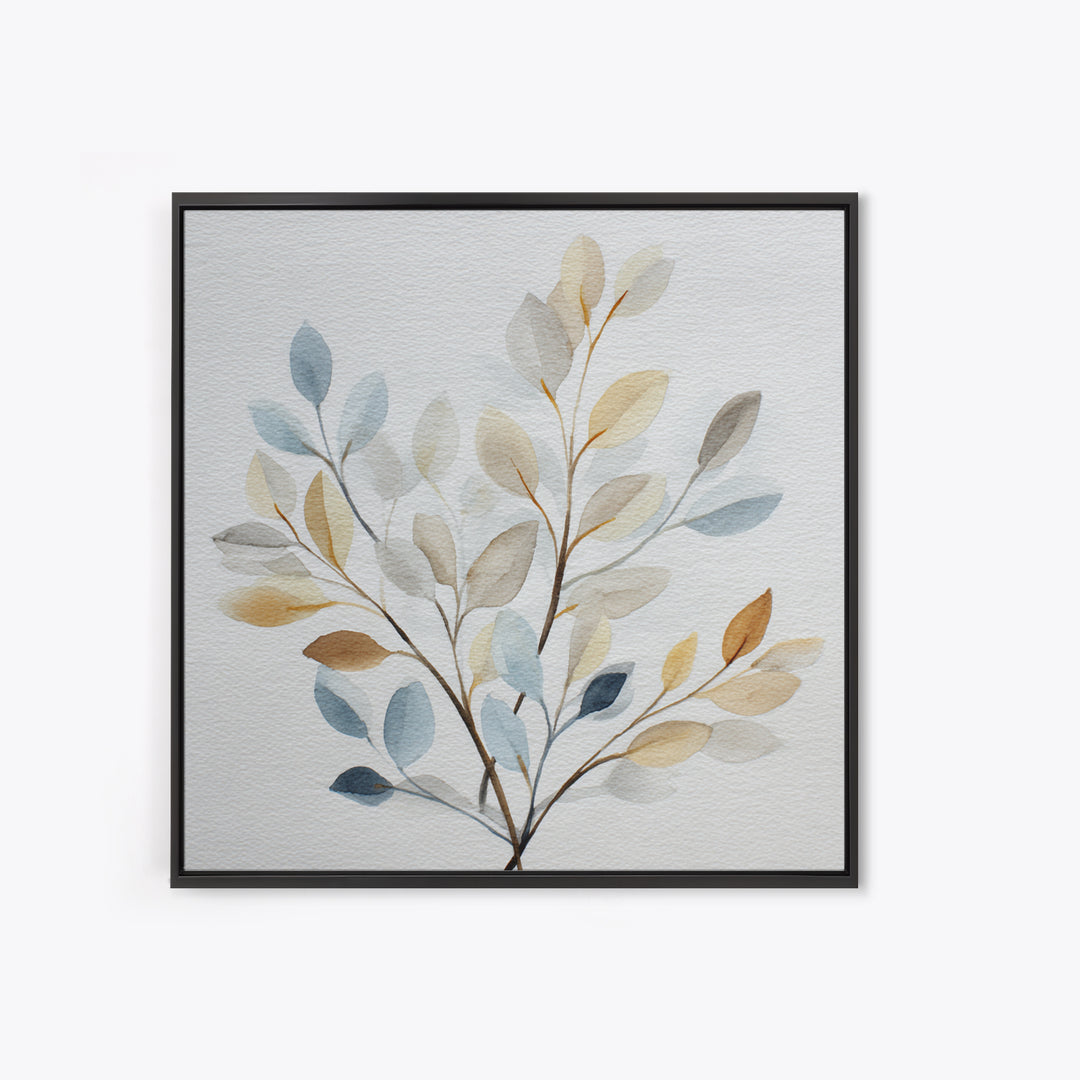Neutral Botanical Branch Canvas Print, Waiting Room Art, Modern Decor, Waiting Room Decor, Fine Art, Calm, Home Decor, WRA-1x1-75