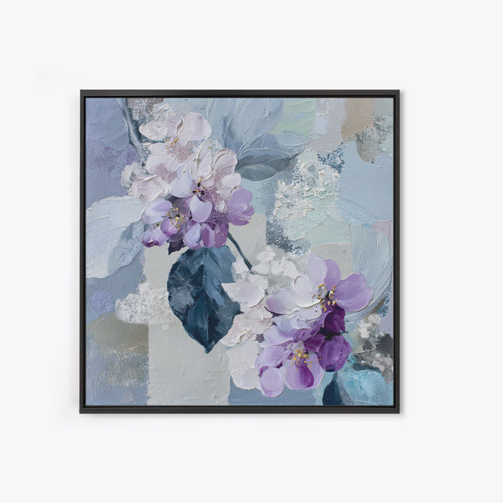 Soft Lavender Botanical Still Life Canvas Print, Waiting Room Art, Dental Art, Waiting Room Decor, Watercolor Art, Calm, WRA-1x1-92