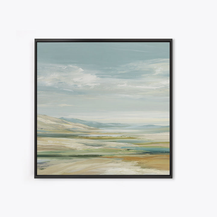 Calming Landscape with Open Sky and Gentle Canvas Print, Waiting Room Art, Wall Art, Waiting Room Decor, Fine Art, Calm, WRA-1x1-97