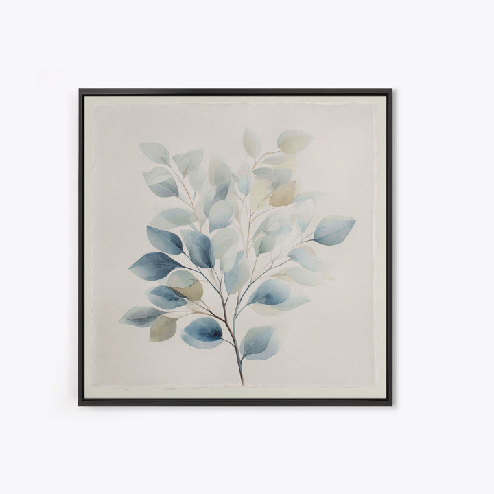Neutral Botanical Branch Canvas Print, Waiting Room Art, Wall Art, Waiting Room Decor, Oil Painting, Calm, Floral Wall Art, WRA-1x1-99